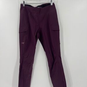 arc'teryx sabra skin fit pants new size 4 purple reign